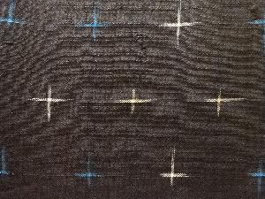 アンティーク　十字絣織り出し本場泥大島紬羽織